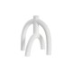 Канделабър DKD Home Decor Scandi 21,5 x 21,5 x 23 cm Бял Смола
