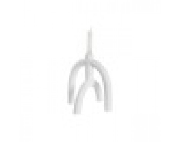 Канделабър DKD Home Decor Scandi 21,5 x 21,5 x 23 cm Бял Смола