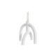 Канделабър DKD Home Decor Scandi 21,5 x 21,5 x 23 cm Бял Смола