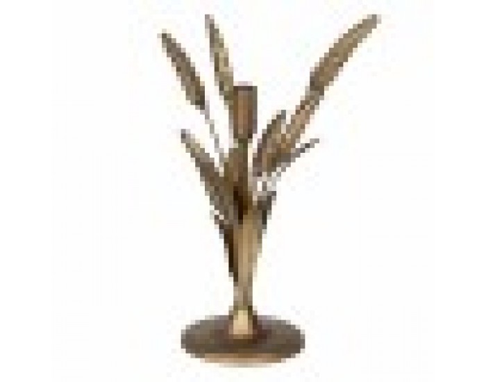 Поставка за свещ Златен Желязо Ø 23 cm 23 x 23 x 34 cm