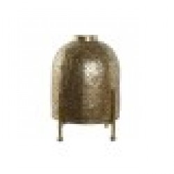 Поставка за свещ Home ESPRIT Златен Метал Кристал 19 x 19 x 24,5 cm - Сувенири, Подаръци, Свещи