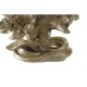 Канделабър DKD Home Decor Цвете Златен Смола (26 x 12 x 23 cm)