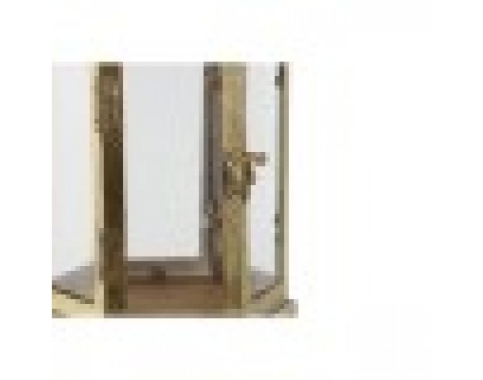 Поставка за свещ Home ESPRIT Златен Метал Кристал 18 x 18 x 35,5 cm Поставка за свещ Home ESPRIT Златен Метал Кристал 18 x 18 x 35,5 cm