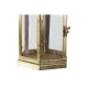 Поставка за свещ Home ESPRIT Златен Метал Кристал 18 x 18 x 35,5 cm Поставка за свещ Home ESPRIT Златен Метал Кристал 18 x 18 x 35,5 cm