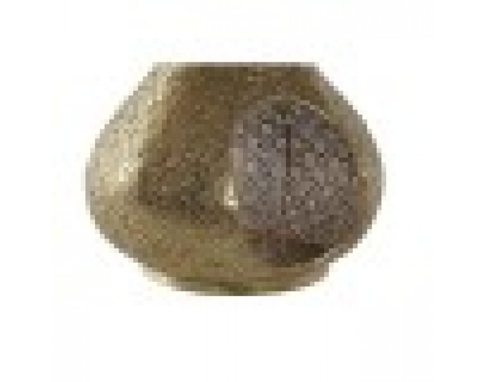 Поставка за свещ Home ESPRIT Златен Метал Кристал 25 x 25 x 26,5 cm