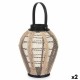 Поставка за свещ Latern С дръжка Бежов Дървен Плат 25 x 30 x 25 cm (2 броя)