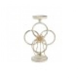 Поставка за свещ DKD Home Decor Метал (24 x 13 x 34 cm) - Сувенири, Подаръци, Свещи