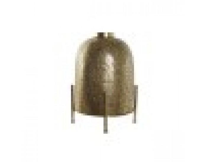 Поставка за свещ Home ESPRIT Златен Метал Кристал 24 x 24 x 33 cm