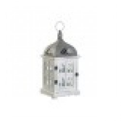 Latern DKD Home Decor Завършек със състаряващо покритие Бял Сив Дървен Кристал 19 x 19 x 42 cm Latern DKD Home Decor Завършек със състаряващо покритие Бял Сив Дървен Кристал 19 x 19 x 42 cm - Сувенири, Подаръци, Свещи