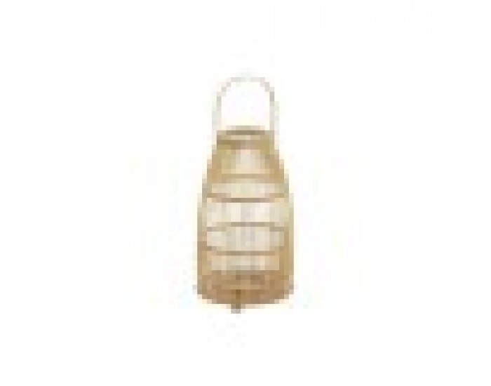 Поставка за свещ DKD Home Decor Кристал Бамбук (25 x 25 x 56 cm)