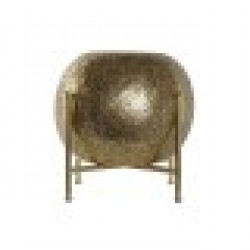 Поставка за свещ Home ESPRIT Златен Метал Кристал 29 x 29 x 26,5 cm - Сувенири, Подаръци, Свещи