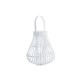 Latern DKD Home Decor Бял Многоцветен Метал Бамбук Кристал Град 30 x 40 cm 29 x 29 x 34 cm