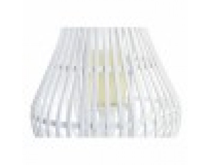 Latern DKD Home Decor Бял Многоцветен Метал Бамбук Кристал Град 30 x 40 cm 29 x 29 x 34 cm