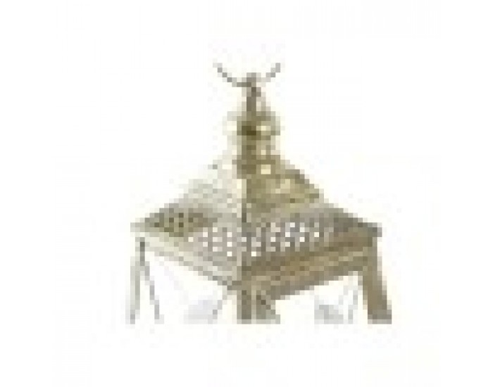 Latern DKD Home Decor Кристал Златен Метал (18 x 18 x 36 cm)