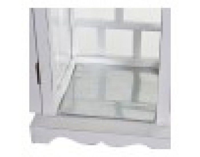 Latern DKD Home Decor Бял Кристал Бор (22.5 x 22.5 x 47 cm)