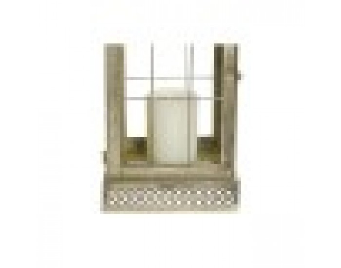 Latern DKD Home Decor Кристал Златен Метал (18 x 13 x 43 cm)