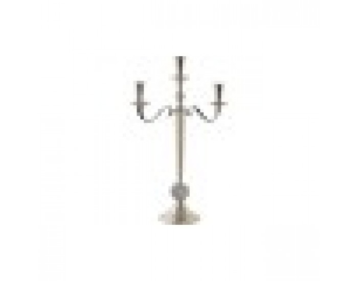 Канделабър DKD Home Decor 30 x 12 x 46 cm Сребрист Алуминий Хромирано