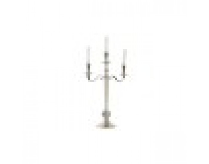 Канделабър DKD Home Decor 30 x 12 x 46 cm Сребрист Алуминий Хромирано