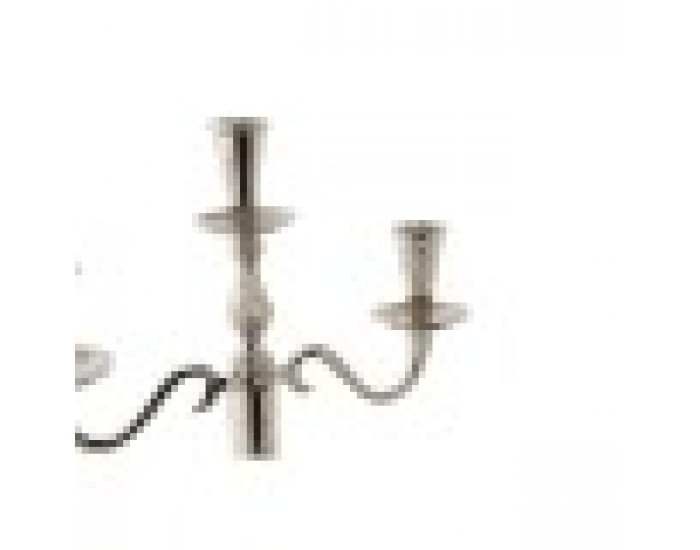 Канделабър DKD Home Decor 30 x 12 x 46 cm Сребрист Алуминий Хромирано