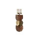 Поставка за свещ DKD Home Decor 10 x 10 x 40,5 cm Кристал Златен Кафяв Алуминий Дърво манго Поставка за свещ DKD Home Decor 10 x 10 x 40,5 cm Кристал Златен Кафяв Алуминий Дърво манго