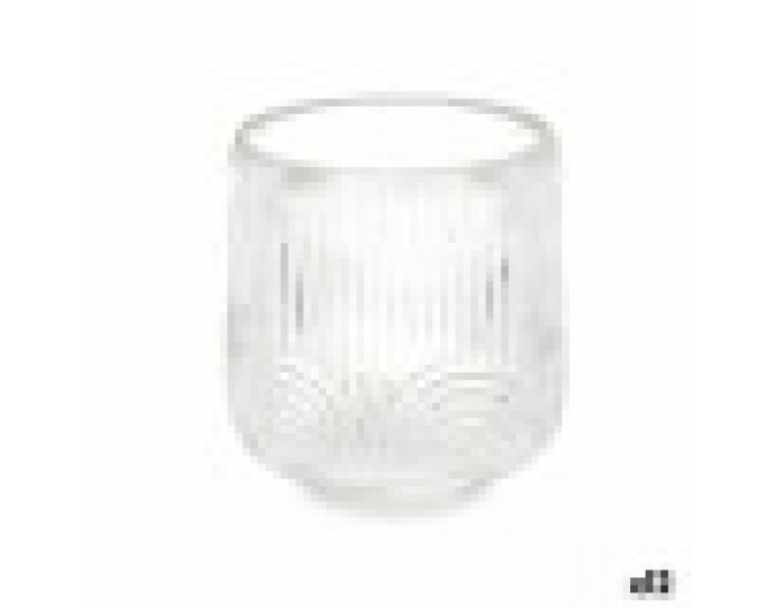 Поставка за свещ Райета Прозрачен Кристал 9 x 9,5 x 9 cm (12 броя)