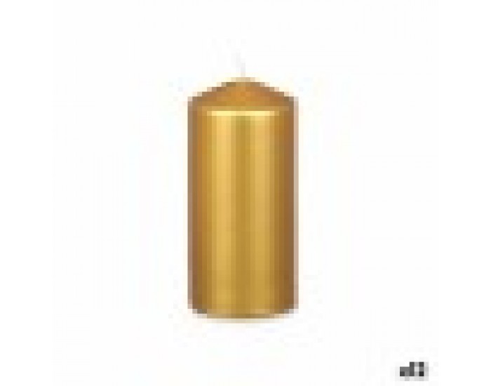 Свещ Златен 7 x 15,5 x 7 cm (12 броя)