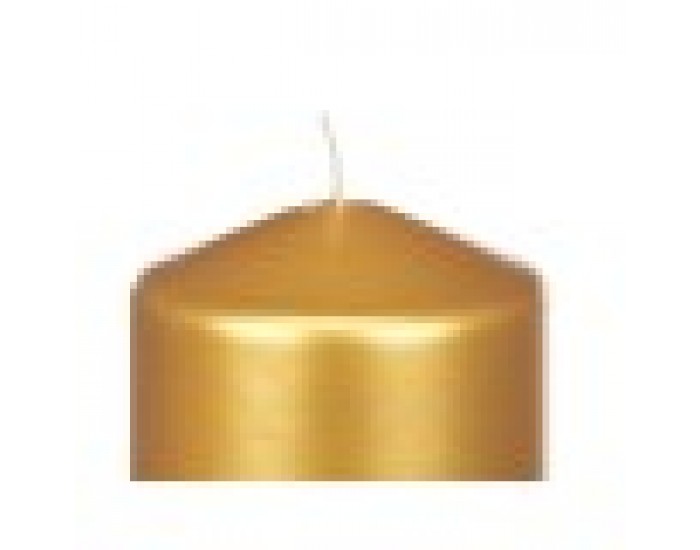 Свещ Златен 7 x 15,5 x 7 cm (12 броя)