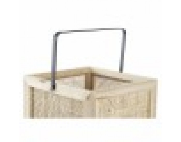 Latern DKD Home Decor LD-181413 20,5 x 21,3 x 61 cm Естествен Черен