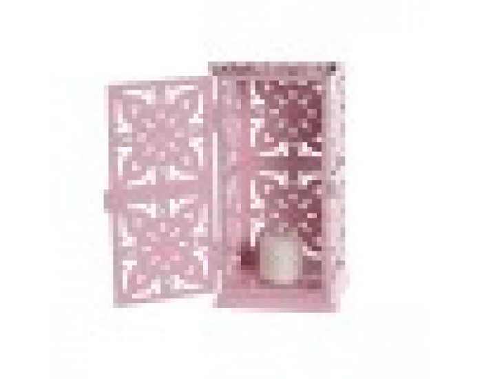 Latern Home ESPRIT Бял Зелен Розов Желязо Ориенталски 10 x 10 x 30 cm (4 броя)