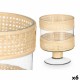 Поставка за свещ GiftDecor SG-29685 Прозрачен Естествен Cтъкло Pатан 15 x 20 x 15 cm (6 броя) Поставка за свещ GiftDecor SG-29685 Прозрачен Естествен Cтъкло Pатан 15 x 20 x 15 cm (6 броя)