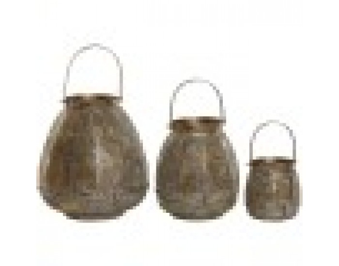 Комплект подложки за маса Home ESPRIT Златен Метал 25 x 25 x 28 cm