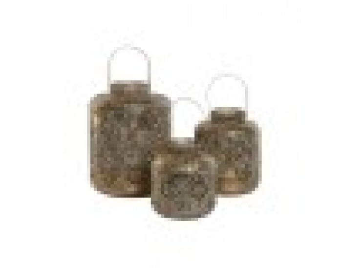 Комплект подложки за маса Home ESPRIT Златен Метал 24 x 24 x 32 cm