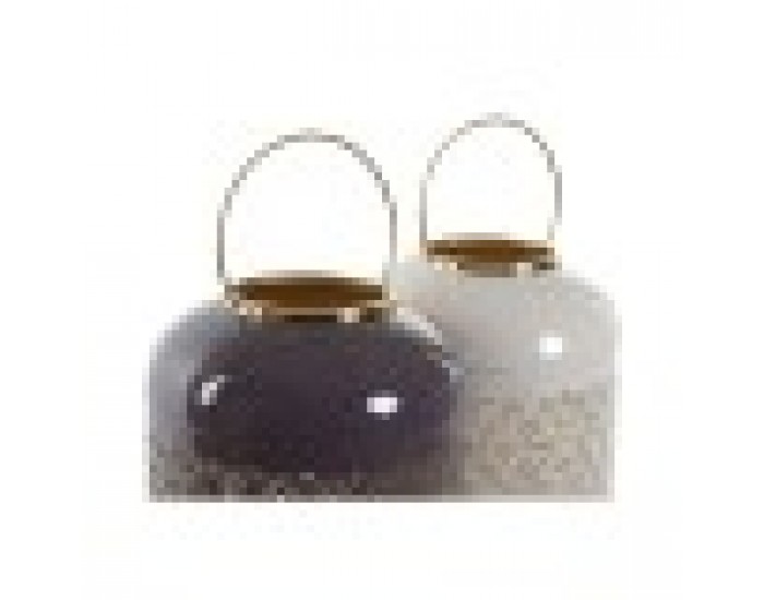 Поставка за свещ DKD Home Decor Алуминий Лакиран (24 x 24 x 57 cm) (2 броя) Поставка за свещ DKD Home Decor Алуминий Лакиран (24 x 24 x 57 cm) (2 броя)