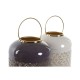 Поставка за свещ DKD Home Decor Алуминий Лакиран (24 x 24 x 57 cm) (2 броя) Поставка за свещ DKD Home Decor Алуминий Лакиран (24 x 24 x 57 cm) (2 броя)