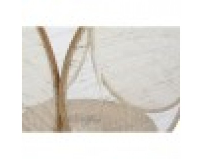 Latern DKD Home Decor Кристал Естествен Кафяв Бамбук Ориенталски 42 x 42 x 55 cm