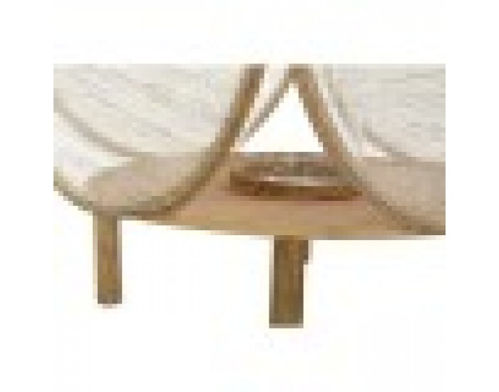 Latern DKD Home Decor Кристал Естествен Кафяв Бамбук Ориенталски 42 x 42 x 55 cm