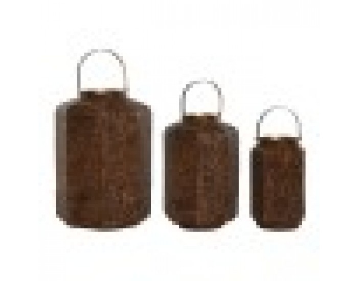 Комплект подложки за маса Home ESPRIT Кафяв Златен Метал 26 x 26 x 38,5 cm Комплект подложки за маса Home ESPRIT Кафяв Златен Метал 26 x 26 x 38,5 cm