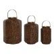 Комплект подложки за маса Home ESPRIT Кафяв Златен Метал 26 x 26 x 38,5 cm Комплект подложки за маса Home ESPRIT Кафяв Златен Метал 26 x 26 x 38,5 cm