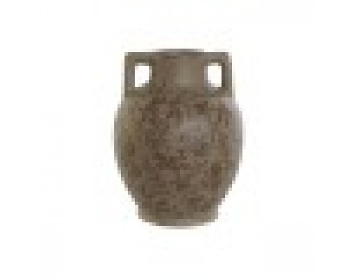 Ваза Home ESPRIT Кафяв Зелен Каменинов Лист на растение 17 x 17 x 22 cm