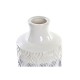 Ваза DKD Home Decor Порцелан Син Двуцветен Средиземноморско (13 x 13 x 31 cm)