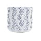 Ваза DKD Home Decor Порцелан Син Двуцветен Средиземноморско (13 x 13 x 31 cm)