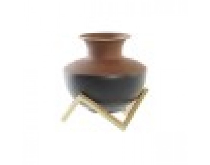 Ваза DKD Home Decor Метал Многоцветен Модерен (17 x 16 x 17 cm) Ваза DKD Home Decor Метал Многоцветен Модерен (17 x 16 x 17 cm)