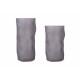 Ваза Home ESPRIT Сив Кристал Модерен 14 x 14 x 31,5 cm Ваза Home ESPRIT Сив Кристал Модерен 14 x 14 x 31,5 cm