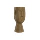Ваза Home ESPRIT Кафяв Смола Лице 15 x 15 x 31 cm Ваза Home ESPRIT Кафяв Смола Лице 15 x 15 x 31 cm