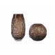 Ваза Home ESPRIT Тъмно сив Кристал Модерен 21,5 x 21,5 x 19 cm Ваза Home ESPRIT Тъмно сив Кристал Модерен 21,5 x 21,5 x 19 cm