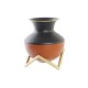 Ваза DKD Home Decor Метал Многоцветен Модерен (18 x 18 x 21 cm)