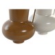 Ваза DKD Home Decor Бежов Метал Оранжев Горчица (13 x 12.5 x 17 cm) (2 броя) Ваза DKD Home Decor Бежов Метал Оранжев Горчица (13 x 12.5 x 17 cm) (2 броя)