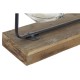 Ваза DKD Home Decor Черен Естествен Метал Кристал Дърво от пауловния 49 x 11 x 27 cm (3 Части) Ваза DKD Home Decor Черен Естествен Метал Кристал Дърво от пауловния 49 x 11 x 27 cm (3 Части)