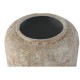 Ваза Home ESPRIT Бял Кафяв Метал 23,5 x 23,5 x 30 cm