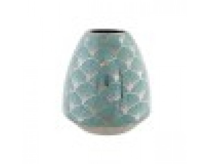 Ваза DKD Home Decor Порцелан цвят тюркоаз Ориенталски (16 x 16 x 18 cm)